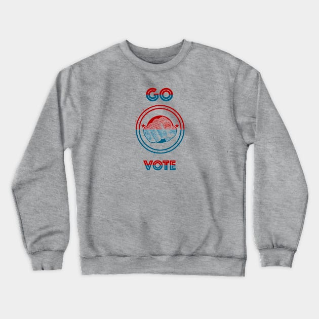 Go Vote Crewneck Sweatshirt by NeilGlover